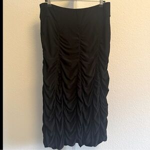 Travel by Tribal Women’s Ruched Skirt- Size LG- Black